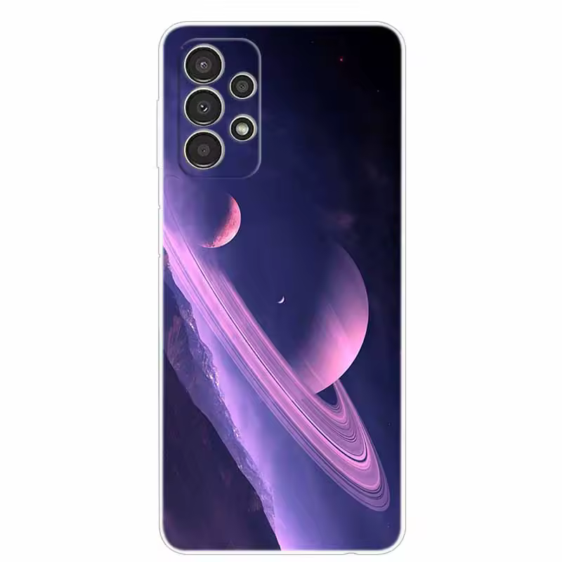Gezegen Tasarımlı Baskılı Telefon Kılıfı