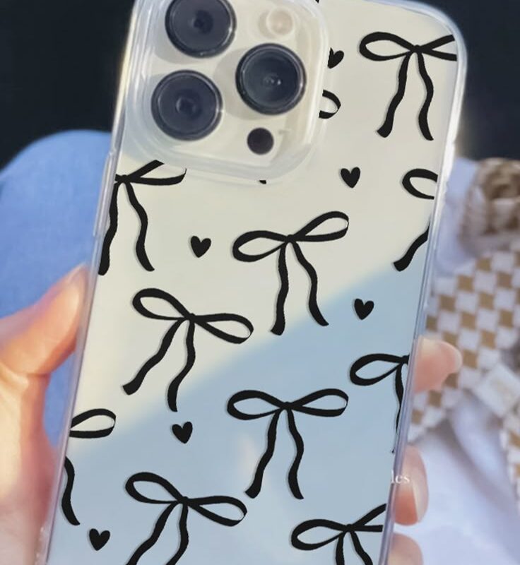 Kurdele Desen Baskılı Telefon Kılıfı